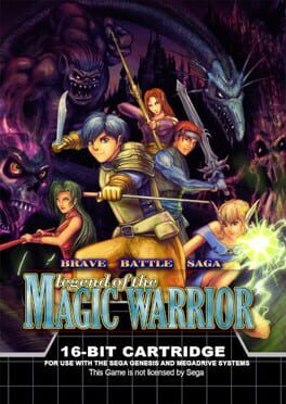 Jaquette Brave Battle Saga: Legend of the Magic Warrior