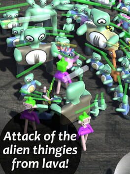 Jaquette Attack of the alien thingies from lava!