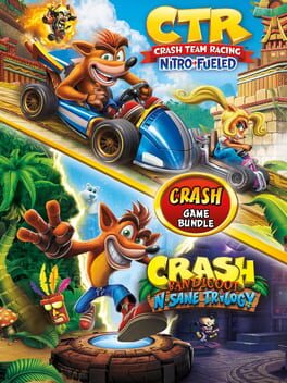 Jaquette Crash Team Racing Nitro-Fueled + Crash Bandicoot N'Sane Trilogy Bundle