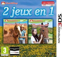 Jaquette 2 Games in 1 I My Western Horse 3D + My Riding Stables 3D: Jumping for the Team