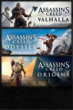 Jaquette Assassin's Creed Bundle: Assassin's Creed Valhalla, Assassin's Creed Odyssey, and Assassin's Creed Origins