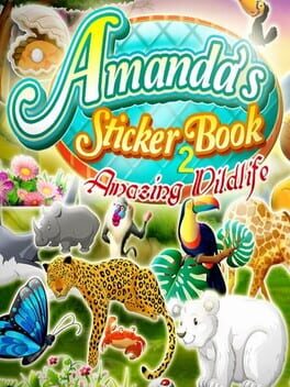 Jaquette Amanda's Sticker Book 2: Amazing Wldlife
