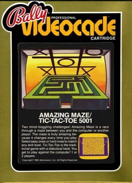 Jaquette Amazing Maze / Tic-Tac-Toe