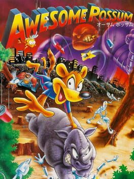 Jaquette Awesome Possum Kicks Dr. Machino's Butt