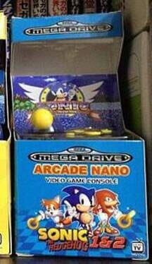 Jaquette Arcade Nano Sonic 1 & 2