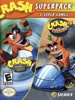 Jaquette Crash Superpack: Crash Bandicoot 2: N-Tranced / Crash Nitro Kart