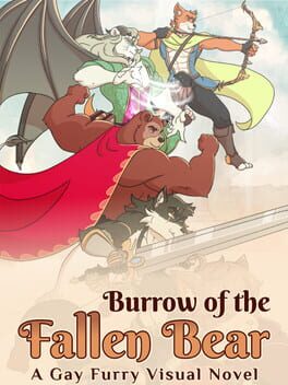 Jaquette Burrow of the Fallen Bear: A Gay Furry Visual Novel