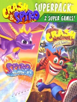 Jaquette Crash & Spyro Superpack I Crash Bandicoot: The Huge Adventure / Spyro: Season of Ice