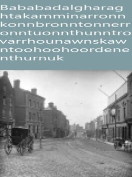 Jaquette Bababadalgharaghtakamminarronnkonnbronntonnerronntuonnthunntrovarrhounawnskawntoohoohoordenenthurnuk