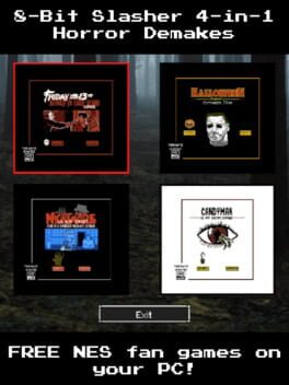 Jaquette 8-Bit Slasher 4-in-1 Horror Demakes