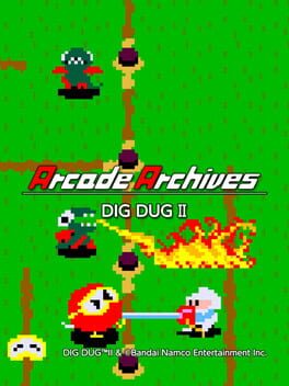 Jaquette Arcade Archives: Dig Dug II
