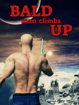 Bald Man Climbs Up
