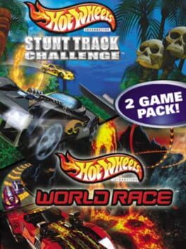 Jaquette 2 in 1: Hot Wheels Stunt Track Challenge & Hot Wheels World Race