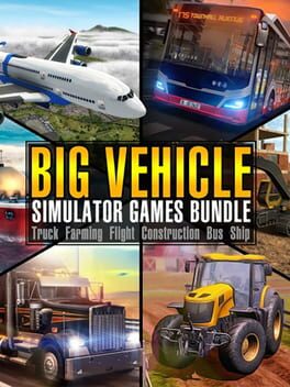 Jaquette Big Vehicle Simulator Games Bundle: Truck Farming Flight Construction Bus Ship