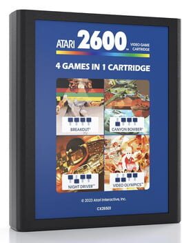 Jaquette 4 Games in 1 Cartridge