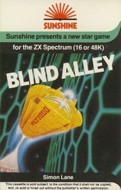 Jaquette Blind Alley