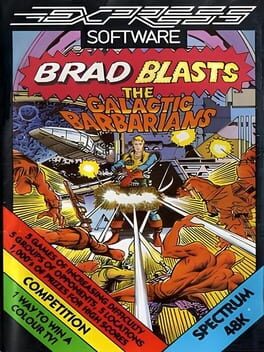 Jaquette Brad Blasts the Galactic Barbarians