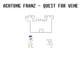 Jaquette Achtung Franz: Quest for Wine
