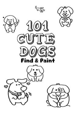 Jaquette 101 Cute Dogs: Find & Paint