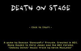 Jaquette Death on Stage
