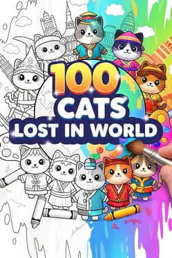 Jaquette 100 Cats Lost in World Find & Color