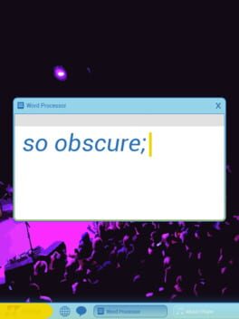 So Obscure;