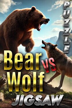 Jaquette Bear vs. Wolf Jigsaw Puzzle
