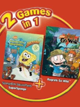 Jaquette 2 Games in 1: SpongeBob SquarePants: SuperSponge + Rugrats Go Wild!