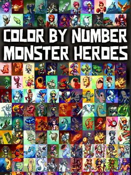Jaquette Color by Number: Monster Heroes
