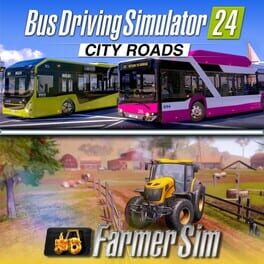 Jaquette Bus Driving Simulator 24 City Roads & Farmer Simulator Bundle