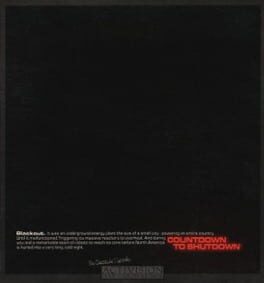 Jaquette Countdown to Shutdown