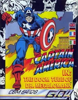 Jaquette Captain America in: The Doom Tube of Dr. Megalomann